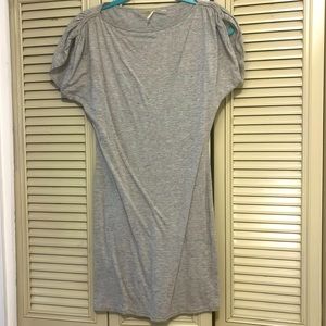 Max studio casual grey tee shirt dress
